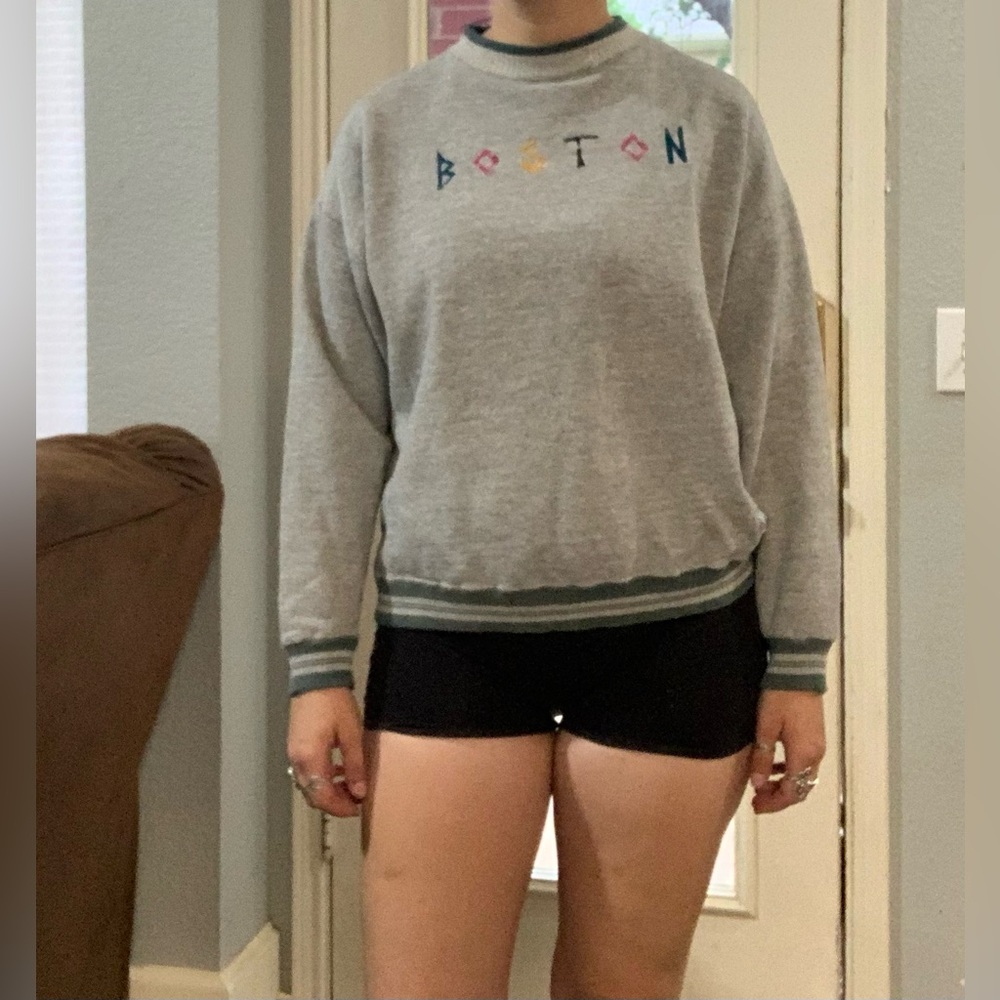 Vintage 90s Boston Tourist Sweatshirt